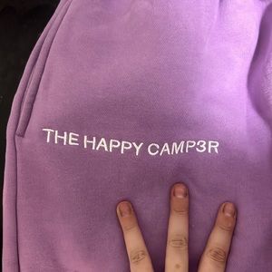 The Happy Camp3r lilac sweatsuit